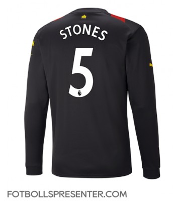 Manchester City John Stones #5 Borta Matchtröja 2022-23 Långärmad